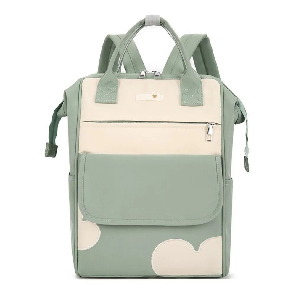 Large Capacity Women’s Backpack Waterproof Multi-Pocket Diaper & School Bag
