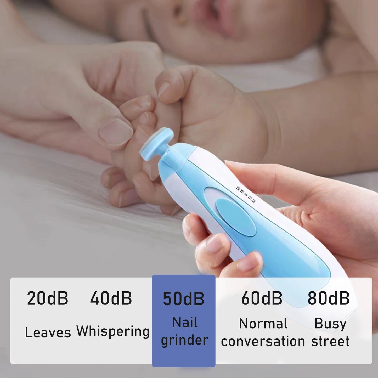 Baby Electric Nail Grinder Newborn Care Safe Design