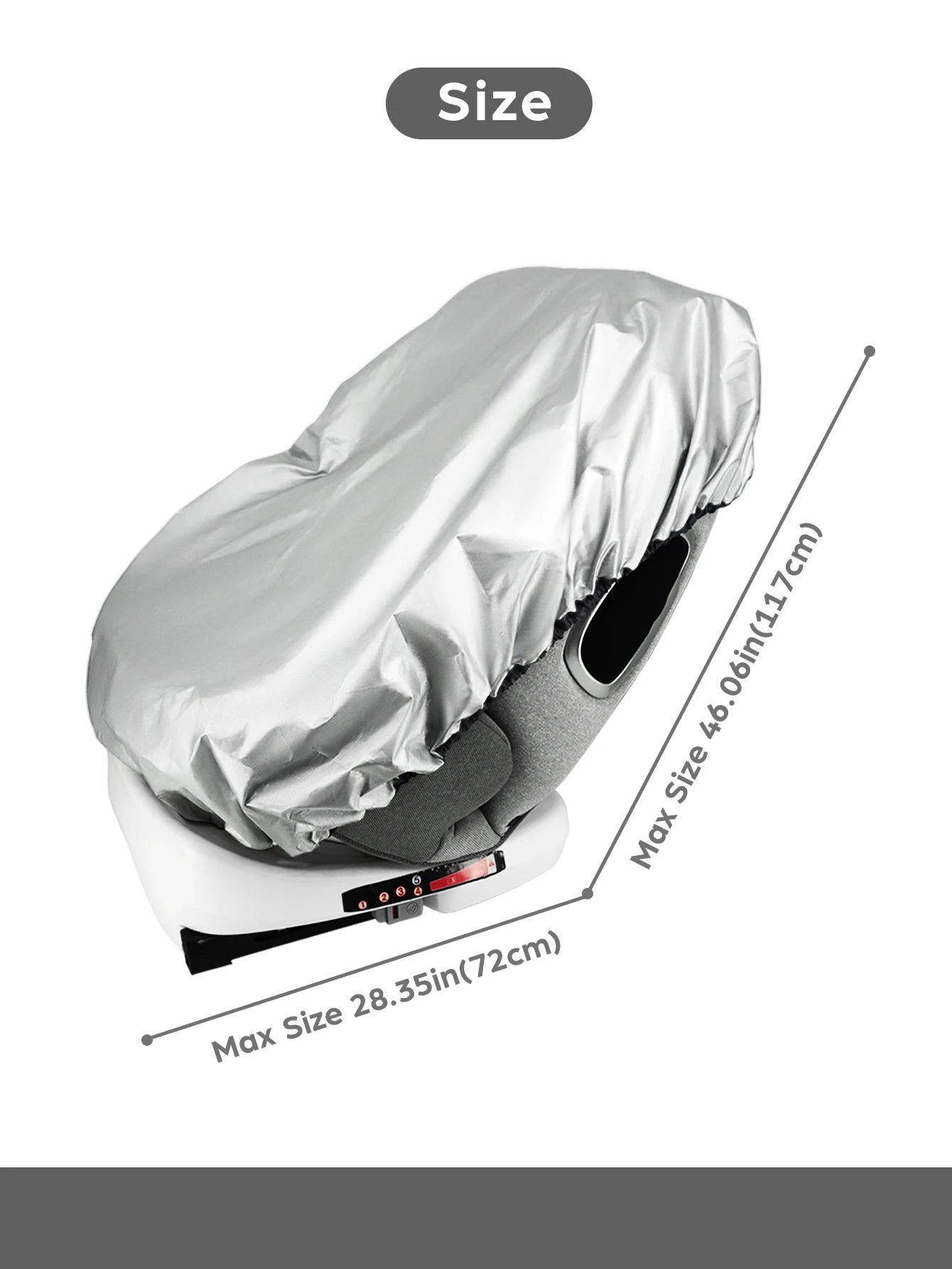 Baby Car Seat Sun Shade Cover UV Protection Travel Accessory