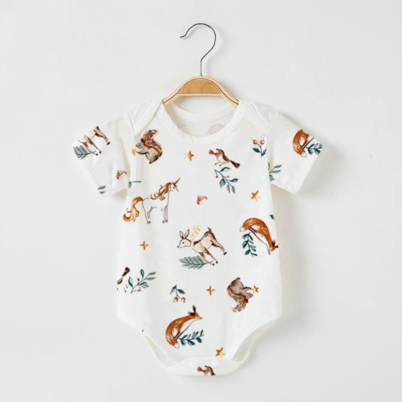 Baby Romper Bodysuit Newborn Comfortable Breathable Boys Girls Clothes