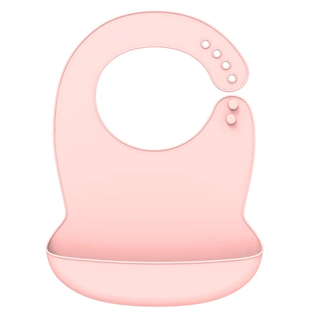 Silicone Baby Bib Waterproof Adjustable Feeding Apron