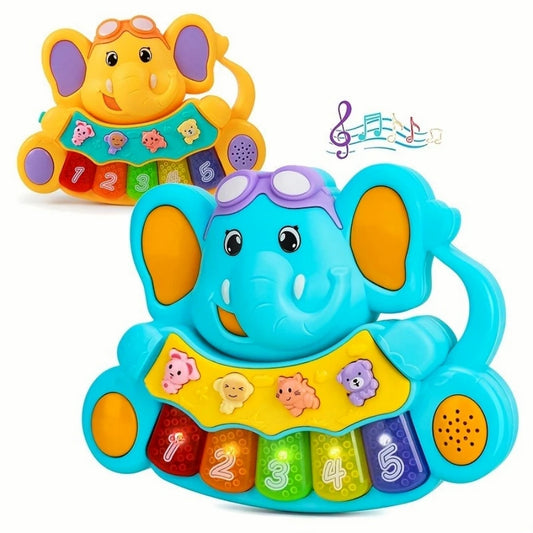 Elephant Baby Piano Toy Early Learning Musical Keyboard