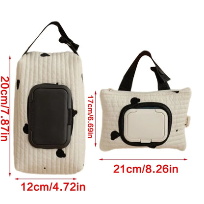 Portable Wet Wipes Case Stroller Hanging Bag for Baby Essentials