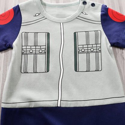 Newborn Anime Cotton Jumpsuit Soft Summer Short Sleeve Baby Romper 0-18 Months