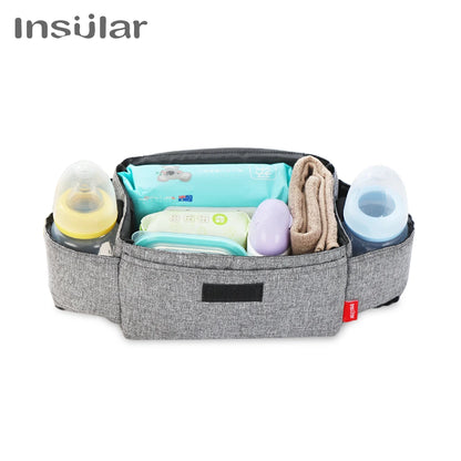 Insulated Baby Diaper Bag Milk Bottle Storage Travel Bag