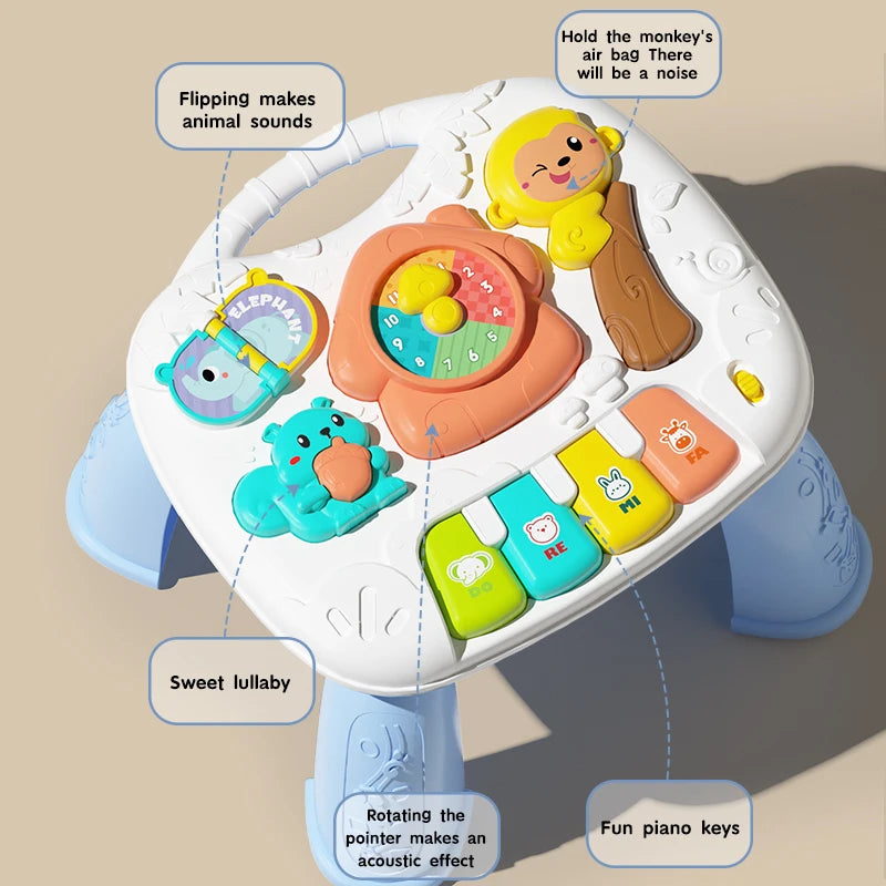 Baby Piano Musical Toy Early Learning Light Sound Keyboard