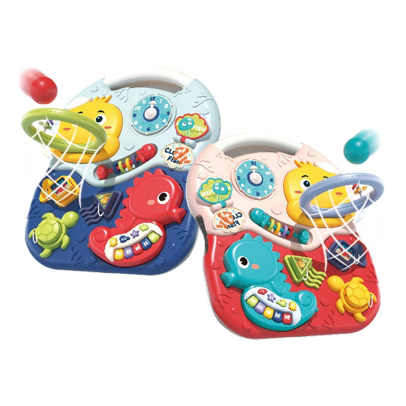 Baby Musical Activity Table Sensory Learning Toy Educational Play Center