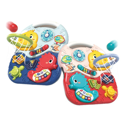 Baby Musical Activity Table Sensory Learning Toy Educational Play Center