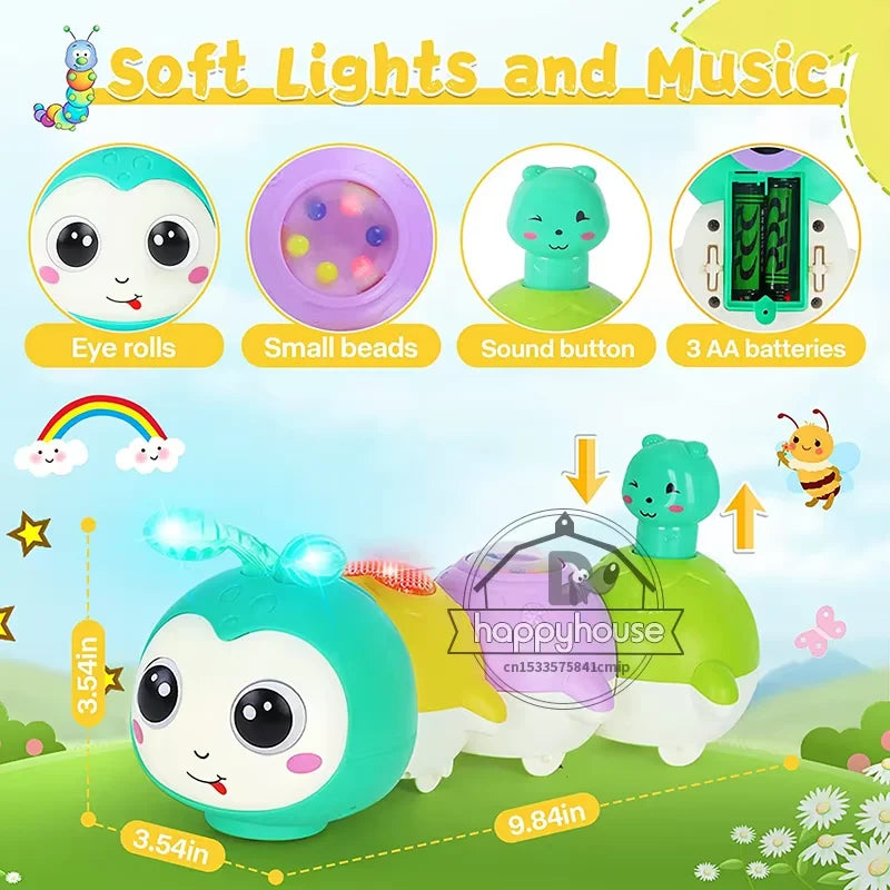 Musical Crawling Baby Toy Light-Up Educational Toy 6–12M