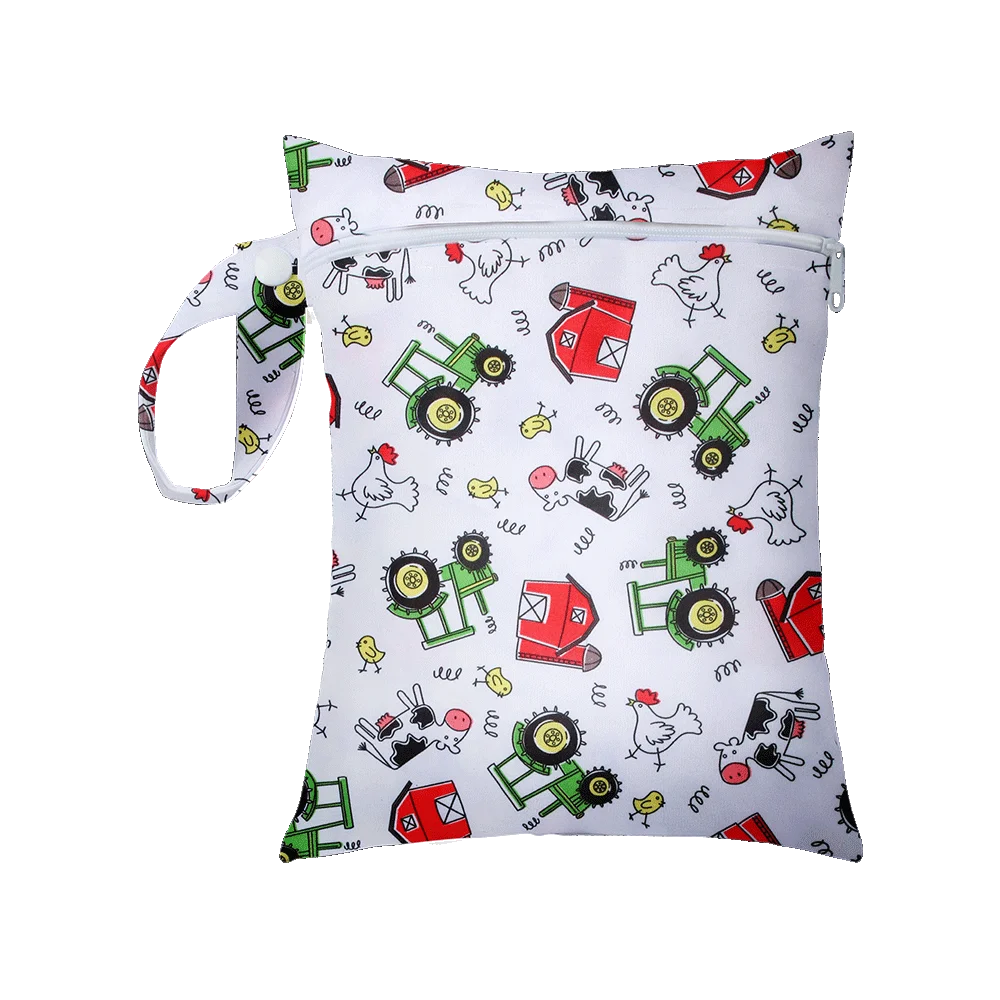 Mini Waterproof Baby Diaper Bag Single Pocket Travel Wet Dry Bag