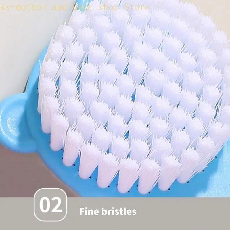 Baby Hair Brush and Comb Set Soft Bristles Cartoon Design