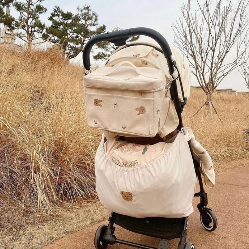 Reusable Baby Diaper Bag & Stroller Hanging Organizer