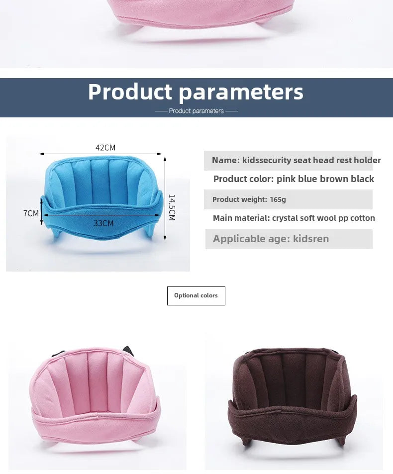 Baby Car Seat Headrest Head Fixing Sleep Support