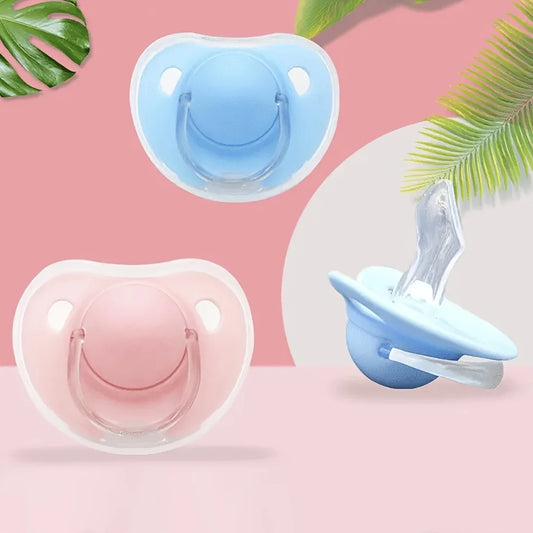 2 Pcs Baby Pacifier Soother with Cover Day & Night Use