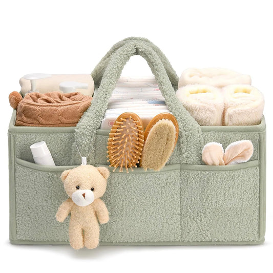 Waterproof Polyester Multi-Functional Foldable Mommy Diaper Bag