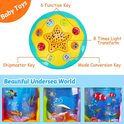 Baby Ocean Light Rotary Projector Musical Toy 1-3 Years