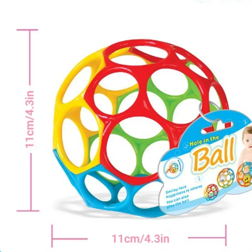 Soft Baby Rattle Ball Teething Sensory Toy for Newborns 0–12M