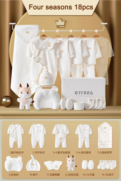 Newborn Baby Clothing 15-20PCS 0-3M 100% Cotton Unisex Infant Boys Girls Set