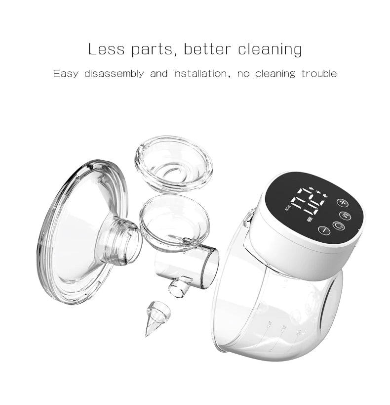 Wearable Fully Automatic Breast Pump for Mother and Baby