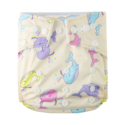 Adjustable Baby Cloth Diapers Washable Reusable 3-15kg