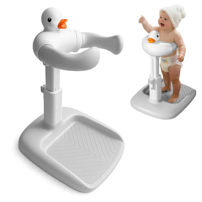 Baby Standing Bath Maker Portable Shower Stand Baby Bath Support Hands-Free