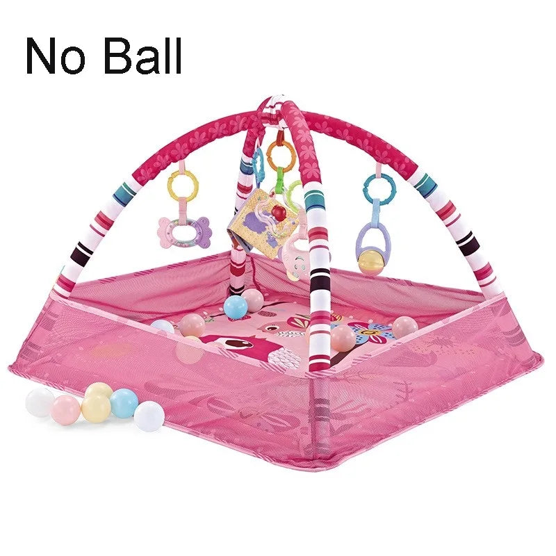 Baby Crawling Game Blanket Fitness Frame Educational Play Mat