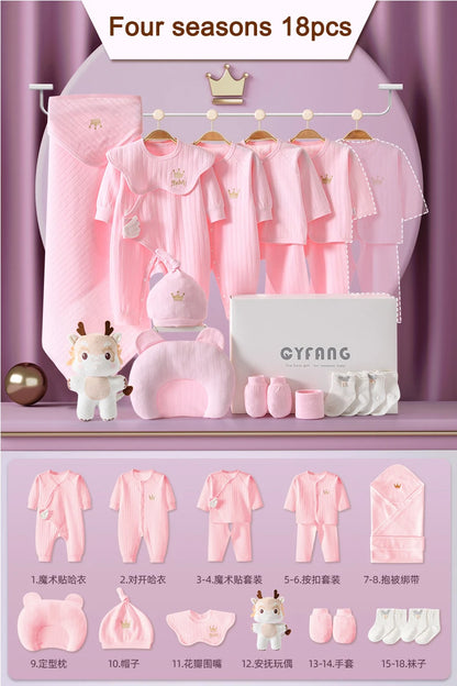 Newborn Baby Clothing 15-20PCS 0-3M 100% Cotton Unisex Infant Boys Girls Set