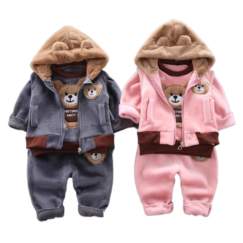 Newborn Baby Hoodie + Pant Outfit Boys Girls Autumn Infant Clothing Set