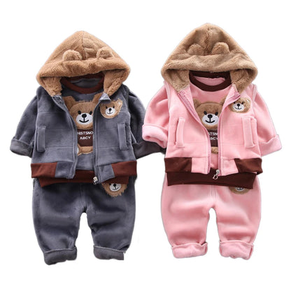 Newborn Baby Hoodie + Pant Outfit Boys Girls Autumn Infant Clothing Set