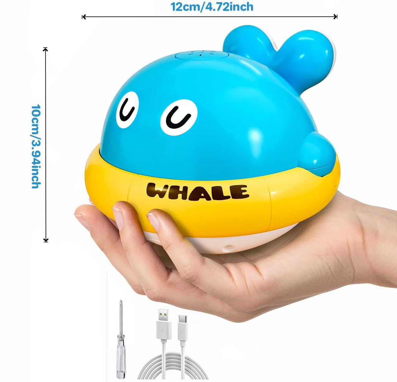 Baby Bath Toys Light Up Whale Sprinkler Pool Bath Toy