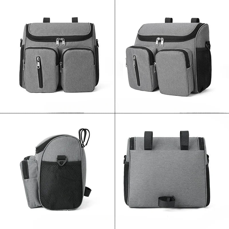 Portable Baby Stroller Hanging Bag Large Capacity Diaper and Bottle Organizer