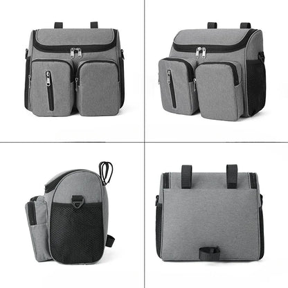 Portable Baby Stroller Hanging Bag Large Capacity Diaper and Bottle Organizer
