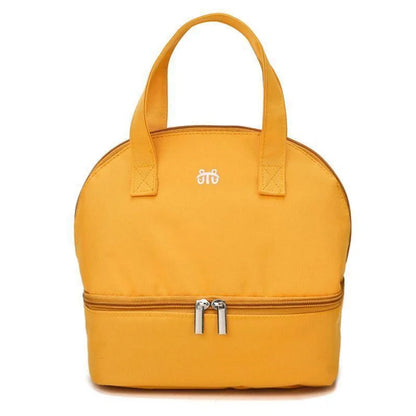 Fashion Insulated Double-Layer Mommy Bag Large Capacity Travel Handbag