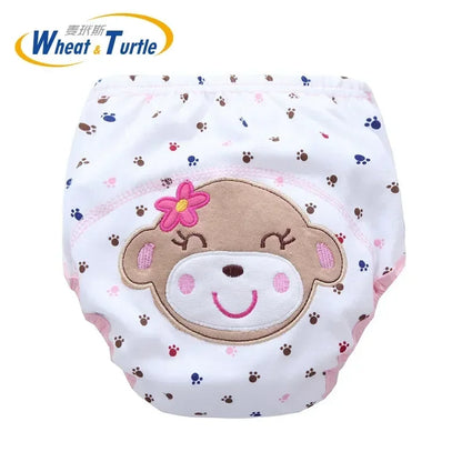 Mother Kids Baby Cloth Diapers Unisex Reusable Washable Cotton Training Panties