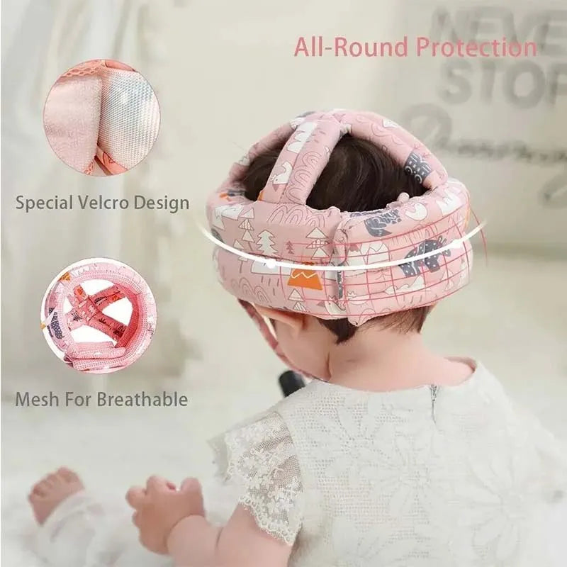 Baby Safety Helmet Toddler Head Protection Anti-Fall Cap