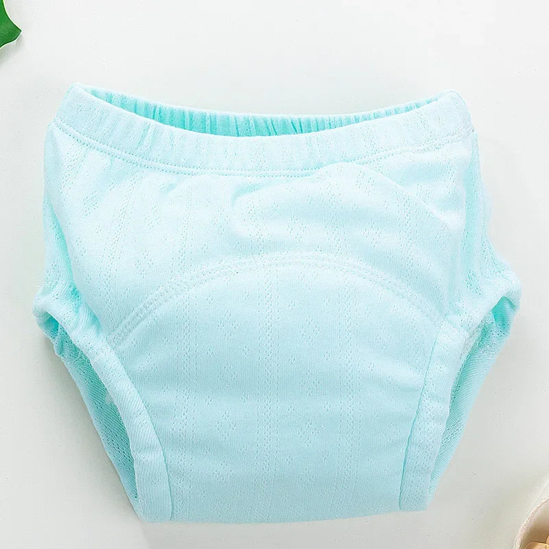 Newborn Reusable Cotton Baby Diapers Washable Potty Training Pants