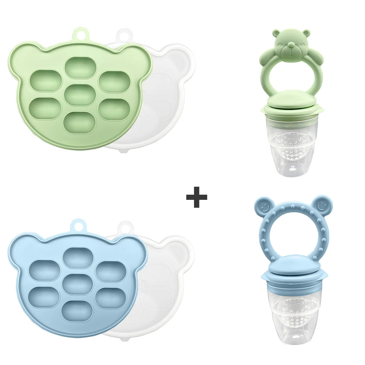 Baby Koala Silicone Fruit Feeder BPA-Free Nursing Feeding Tray