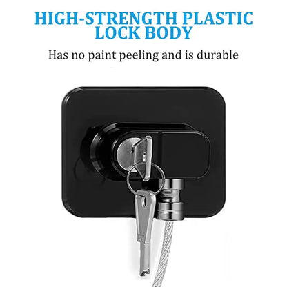 Baby Safety Refrigerator and Cabinet Lock with Keys