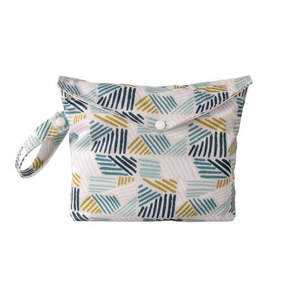 Baby Dry Wet Diaper Bag 19.5x27cm Waterproof Travel Stor