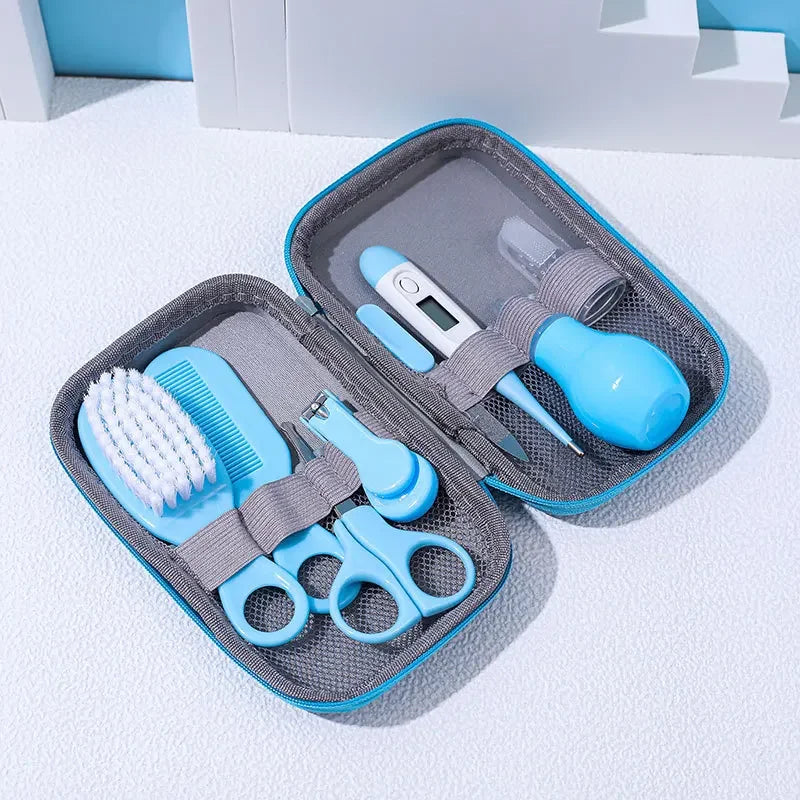 Baby Care Kit 8PCS Newborn Essentials Nail Clippers Brush Comb