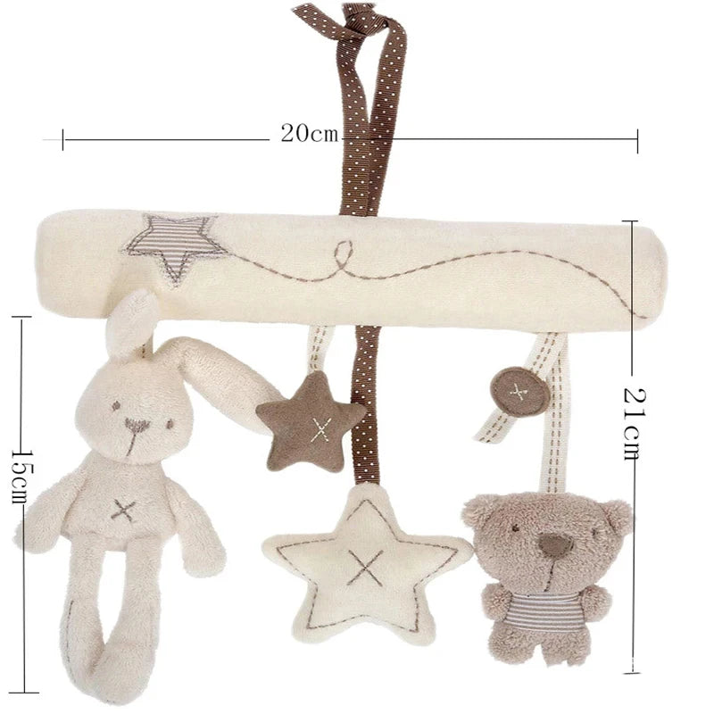 Hanging Plush Baby Hand Bell Toy for Stroller