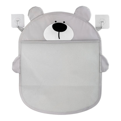 Baby Bath Toy Storage Bag with Suction Cups Bathroom Organizer