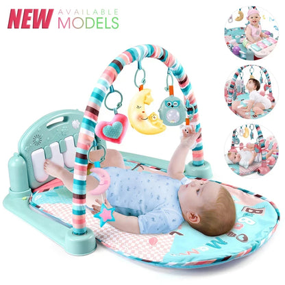 Baby Fitness Play Gym Music Activity Mat Piano Crawling Toy