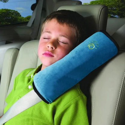 Baby Car Seat Belt Pillow Plush Breathable Shoulder Cushion