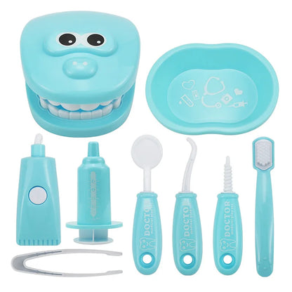 Montessori Kids Dentist Role Play Toy Parent-Child Learning Set