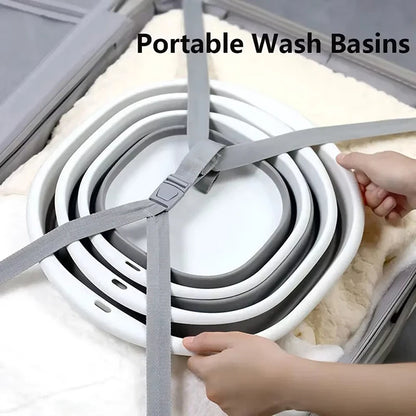Baby Foldable Bath Tub Multi-Functional Newborn Tub