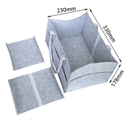 Baby Diaper Wipes Bag Caddy Infant Nursery Organizer Basket