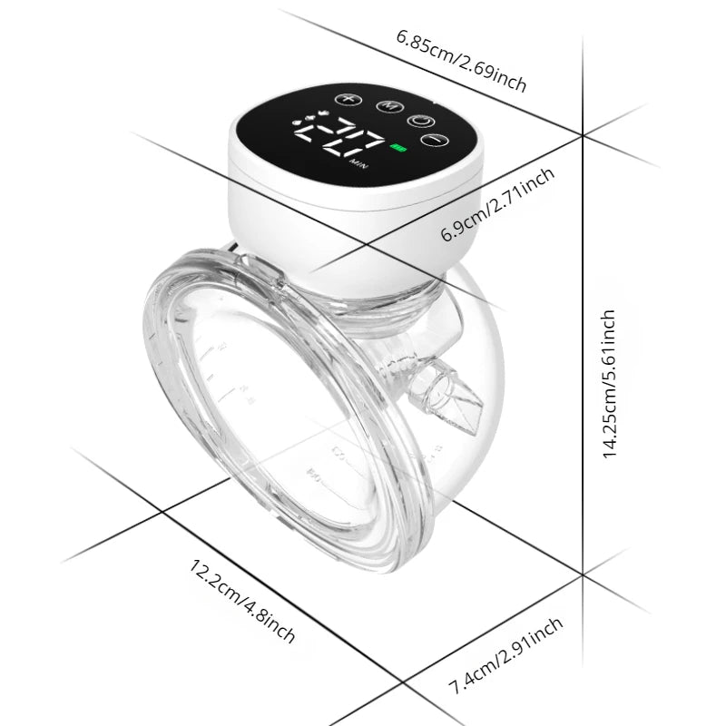 Wearable Fully Automatic Breast Pump for Mother and Baby