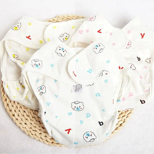 Reusable Adjustable Baby Cloth Diaper Leak-Proof 0–12 Months