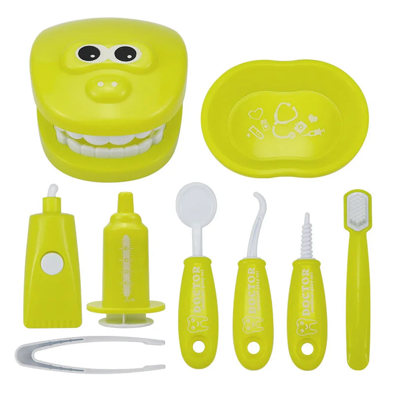 Montessori Kids Dentist Role Play Toy Parent-Child Learning Set
